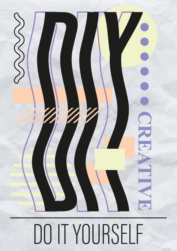 Faites-le vous-même conception d'affiche - TenStickers