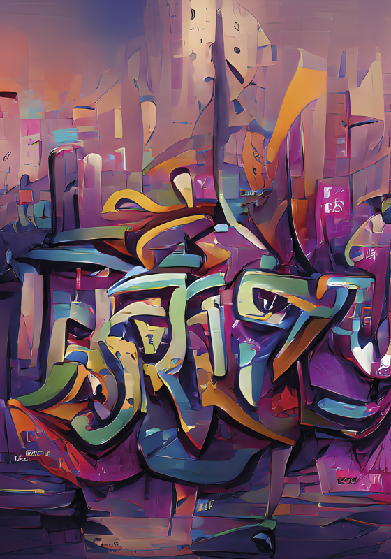 Affiche de graffitis d'art de rue - TenStickers