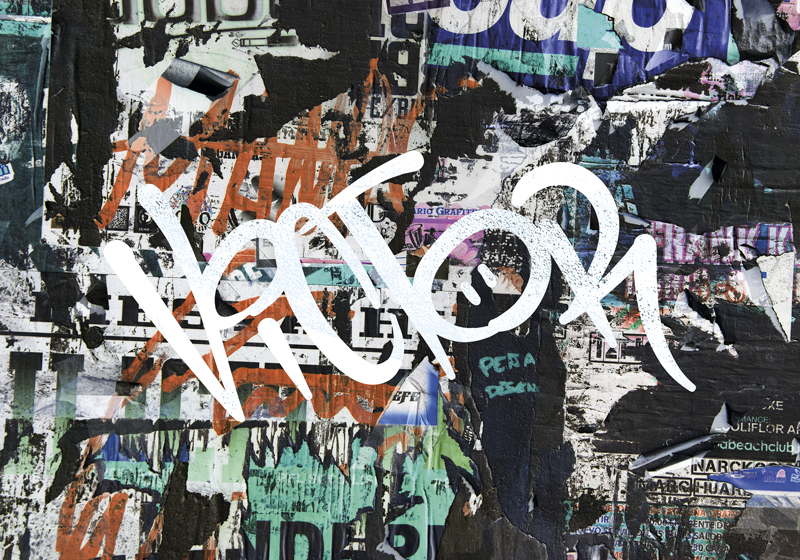 Affiche graffiti avec nom - TenStickers