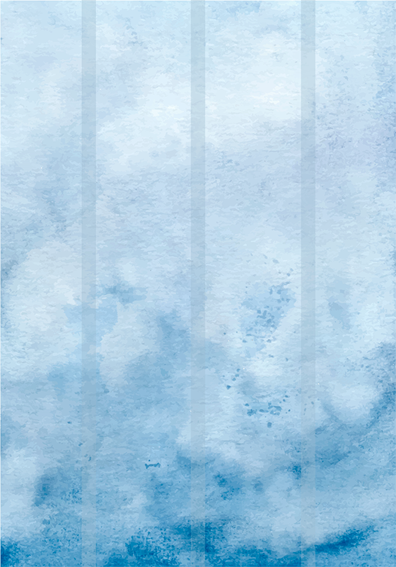 Poster abstrait nuance bleu  - TenStickers