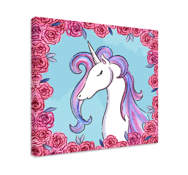 Tableau licorne Licorne tonos lila - TenStickers