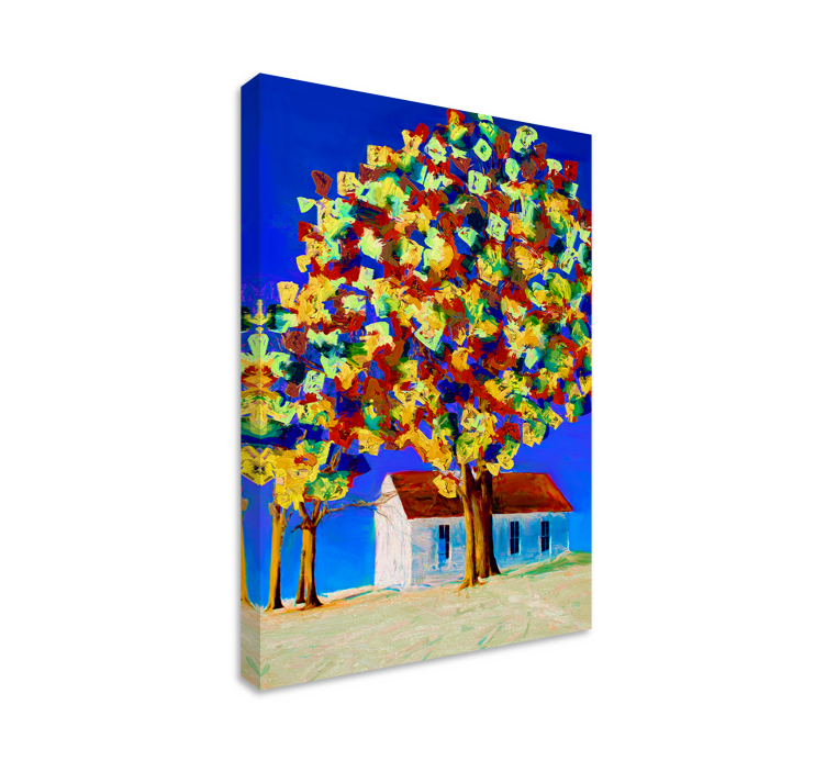Tableau Elegantes arbol primaveral - TenStickers