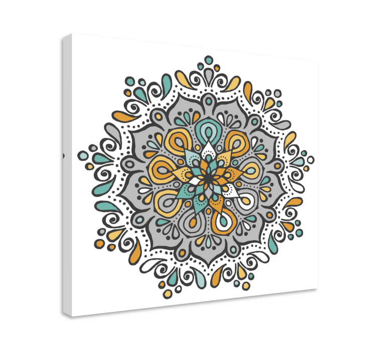 Tableau mandala design mandala complexe - TenStickers