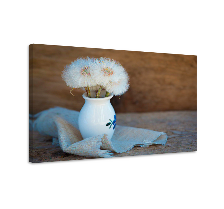 Tableau salle à manger Pissenlit sur pot - TenStickers