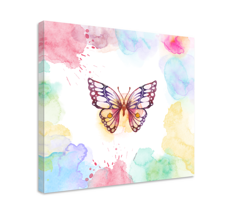 Tableau papillon Artistique multicolore - TenStickers
