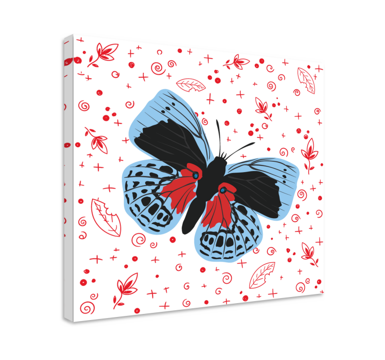 Tableau papillons design lumineux - TenStickers