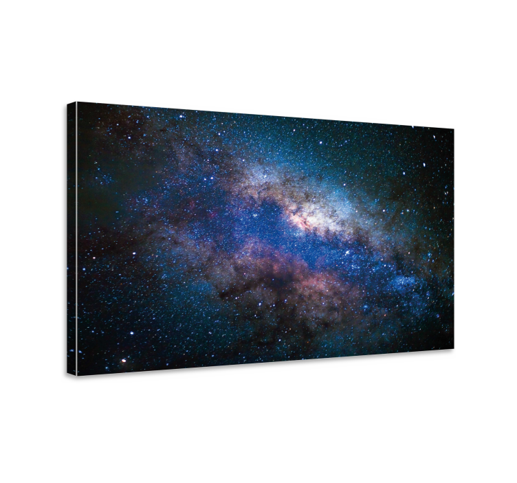 Tableau paysage Galaxie silencieuse avec des étoiles - TenStickers