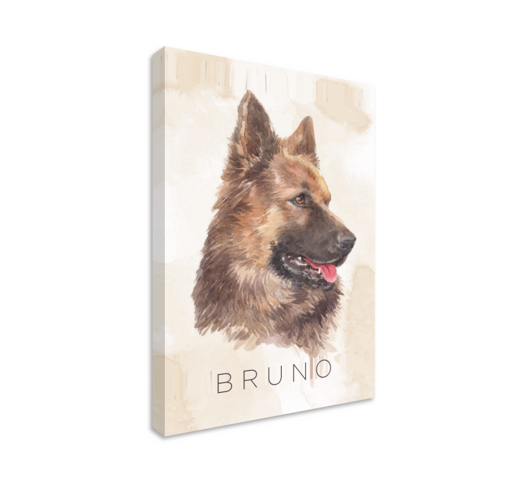 Tableau chien Berger allemand - TenStickers