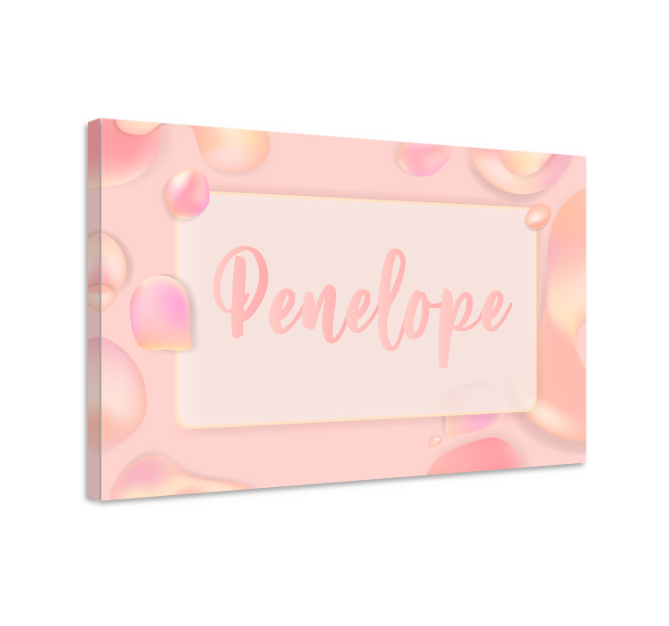 Tableau personnalisé Fluide dégradé girly - TenStickers
