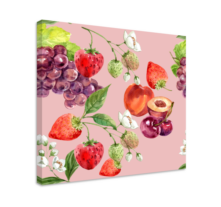 Tableau fruits arrangement de fruits frais - TenStickers