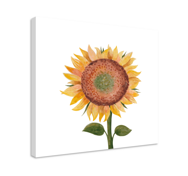 Tableau fleurs tableau de tournesol - TenStickers