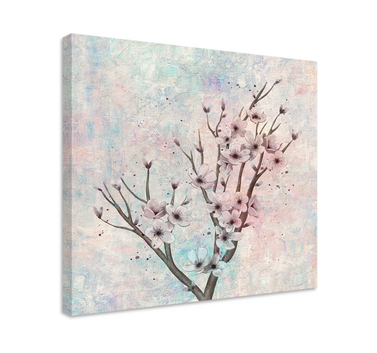 Tableau fleurs Grand arbre avec - TenStickers