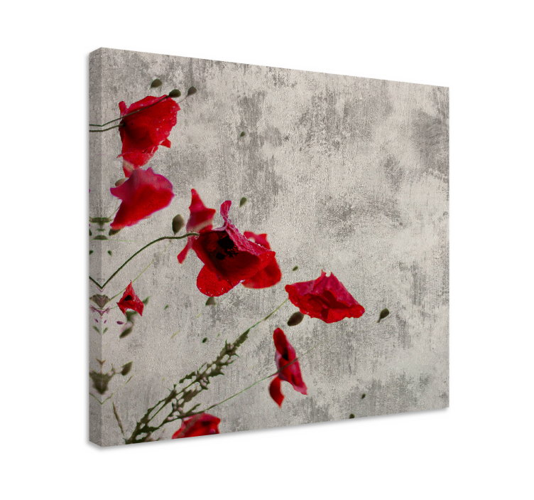 Tableau fleurs et plantes coquelicots rouges - TenStickers