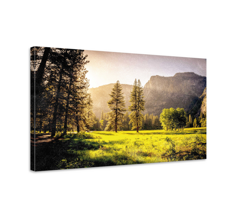 Tableau paysages paysages de montagnes majestueuses - TenStickers