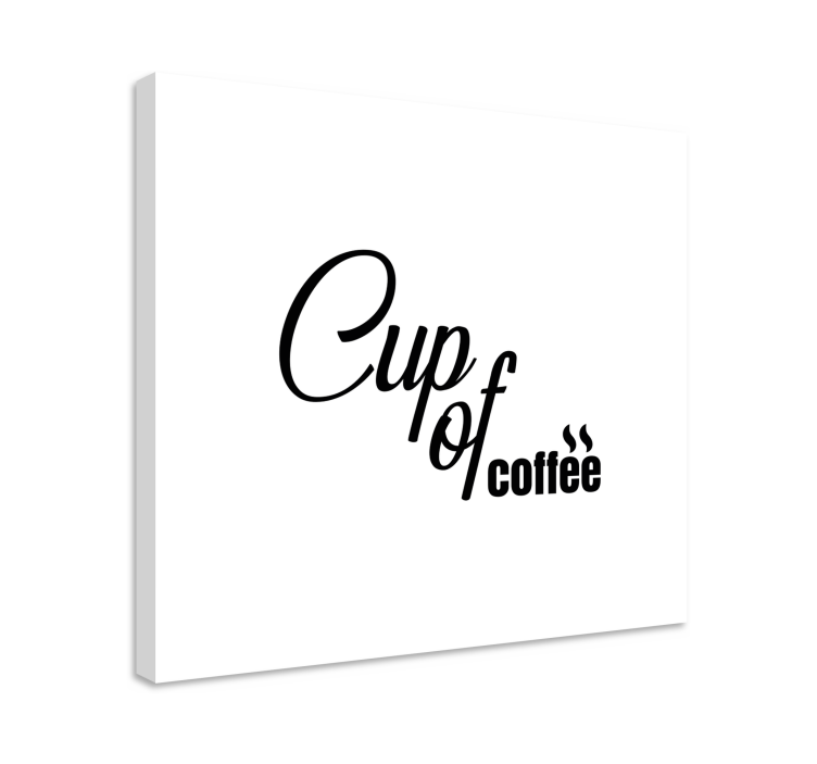 Tableau citation tasse de café - TenStickers