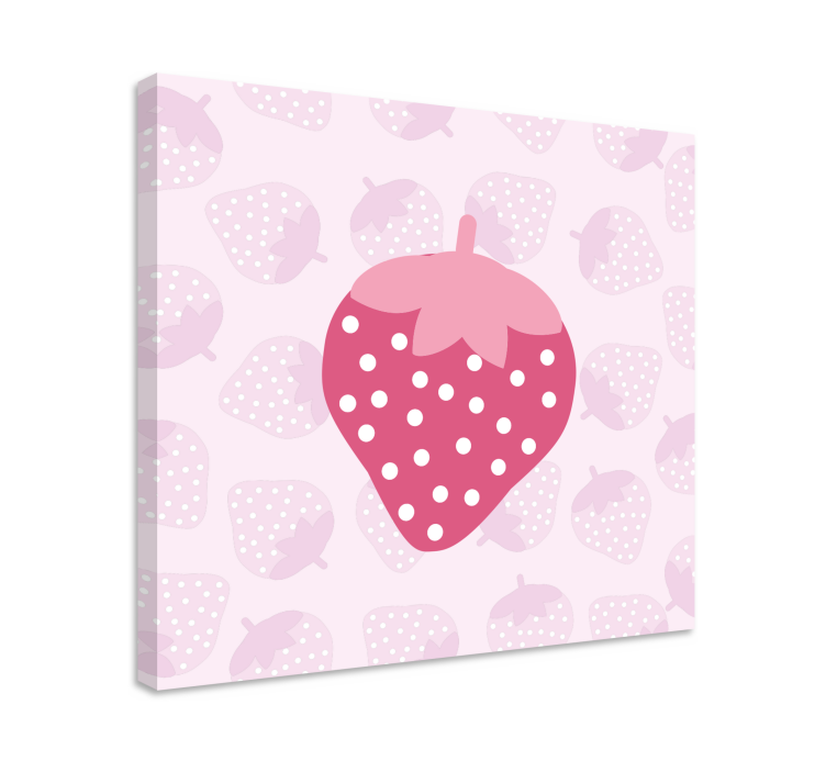 Tableau fruits grosse icône fraise - TenStickers