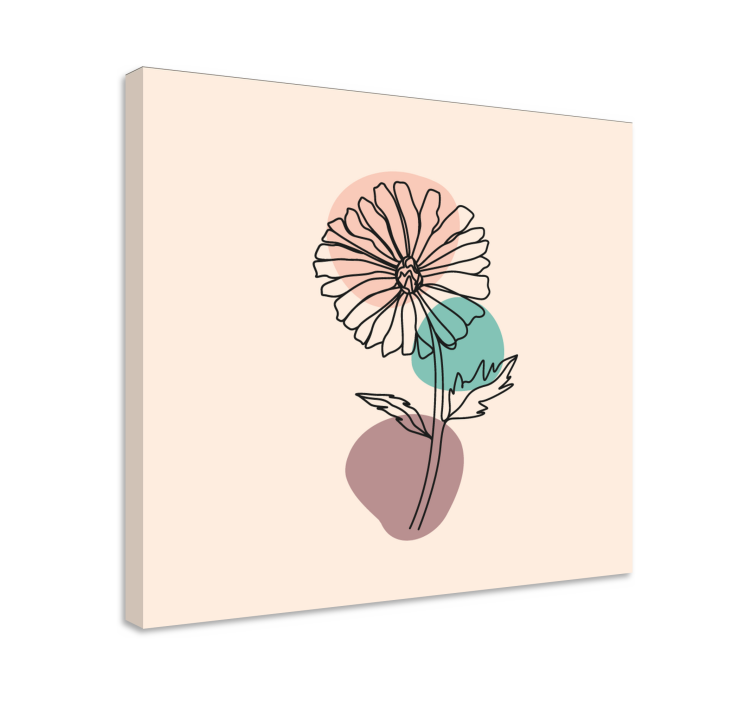 Tableau fleurs Marguerite fleur nature - TenStickers