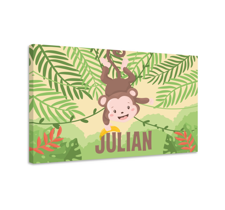 Tableau dinosaures amusant suspendu - TenStickers