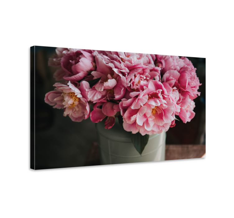 Tableau 3d Bouquet rose de fleurs roses - TenStickers