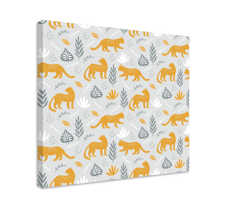 Tableau chiens motif animalier ludique - TenStickers