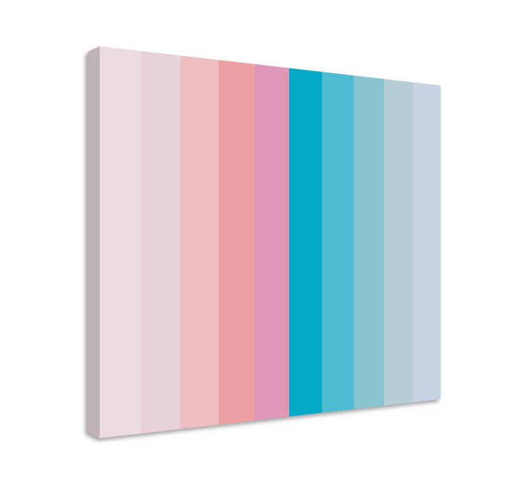 Tableau chambre Couleurs pastel nuances bloc de couleur - TenStickers