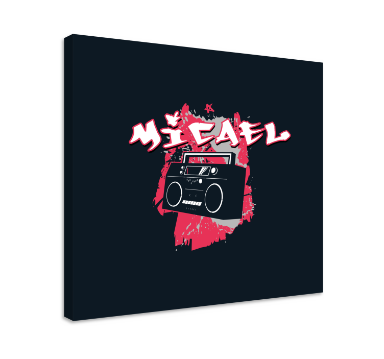 Tableau moderne ambiance audio urbaine - TenStickers