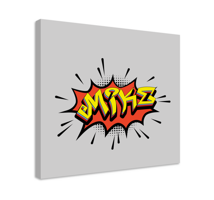 Tableau personnalisé Graffiti de style bombardement - TenStickers