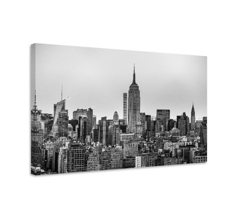Tableau Horizon détaillé de new york - TenStickers