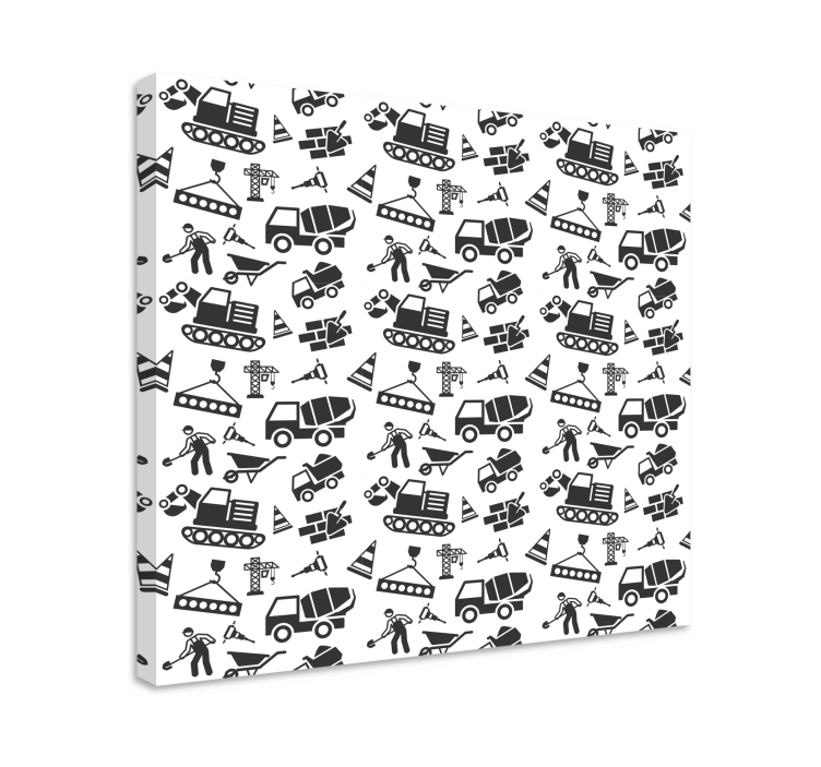 Tableau texte icônes de chantier - TenStickers