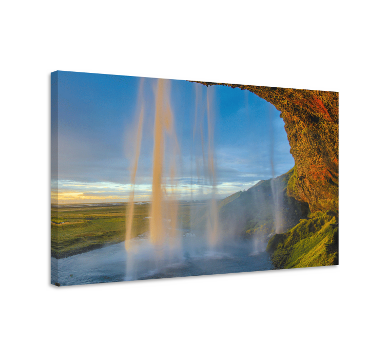 Tableau paysages cascade de seljalandsfoss - TenStickers