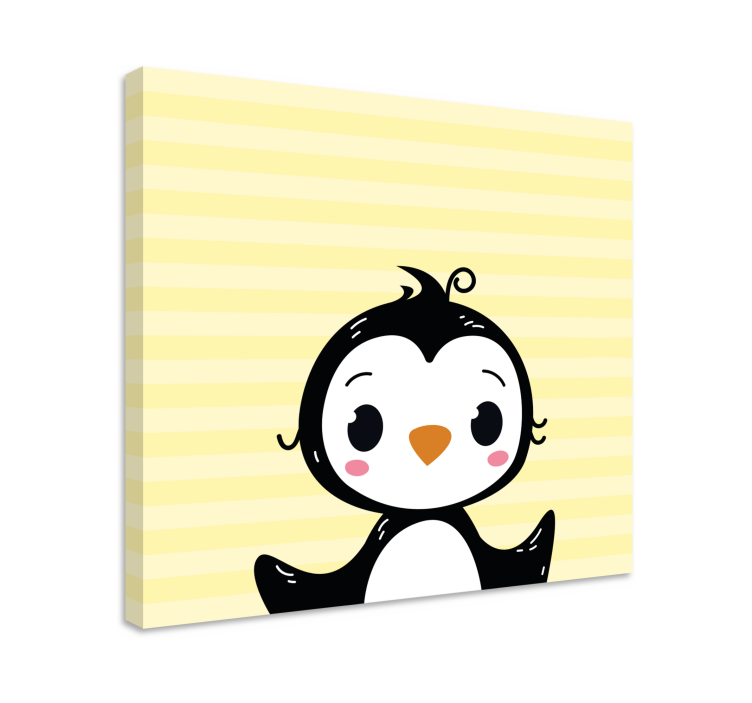 Tableau animaux pinguin adorable - TenStickers