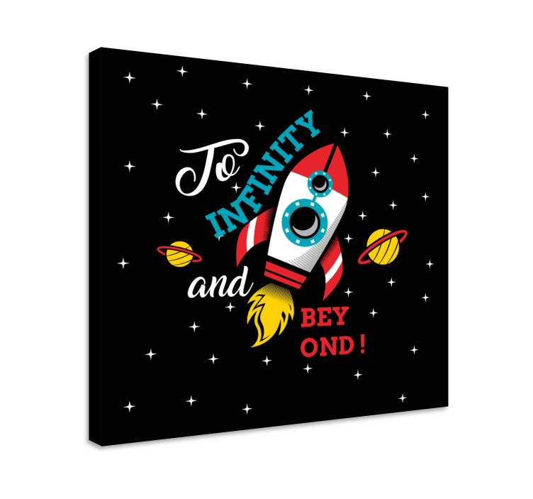 Tableau enfant Vers l'infini et au-delà - TenStickers
