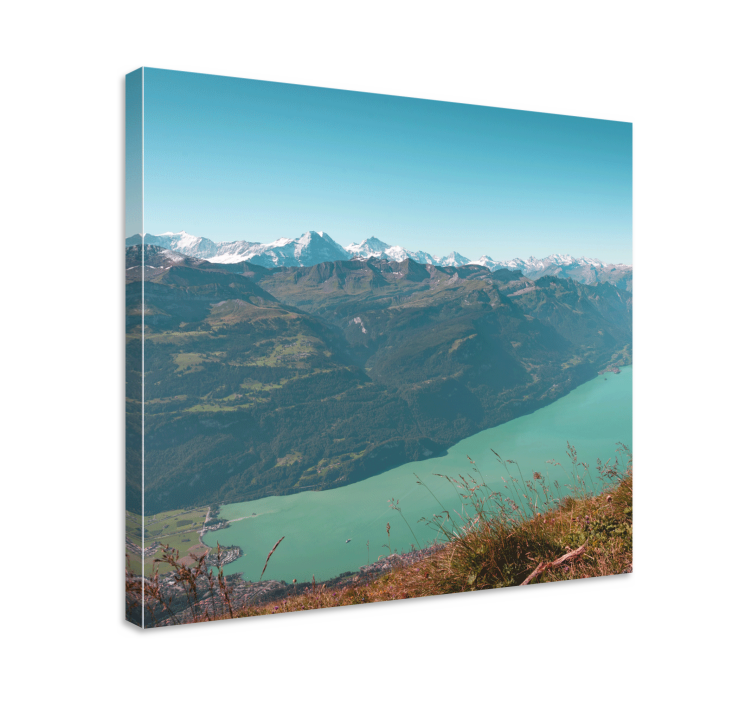 Tableau paysages vue montagne sereine - TenStickers