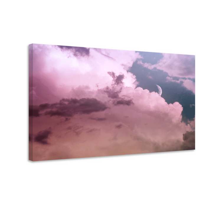 Tableau paysage Couleurs esthétiques du ciel violet - TenStickers