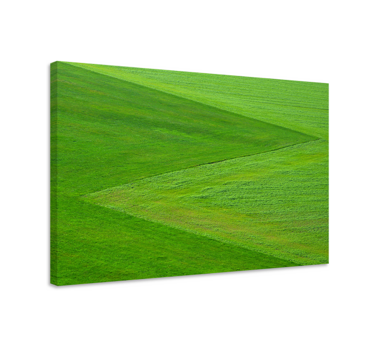 Tableau paysage Herbe verte texturée - TenStickers