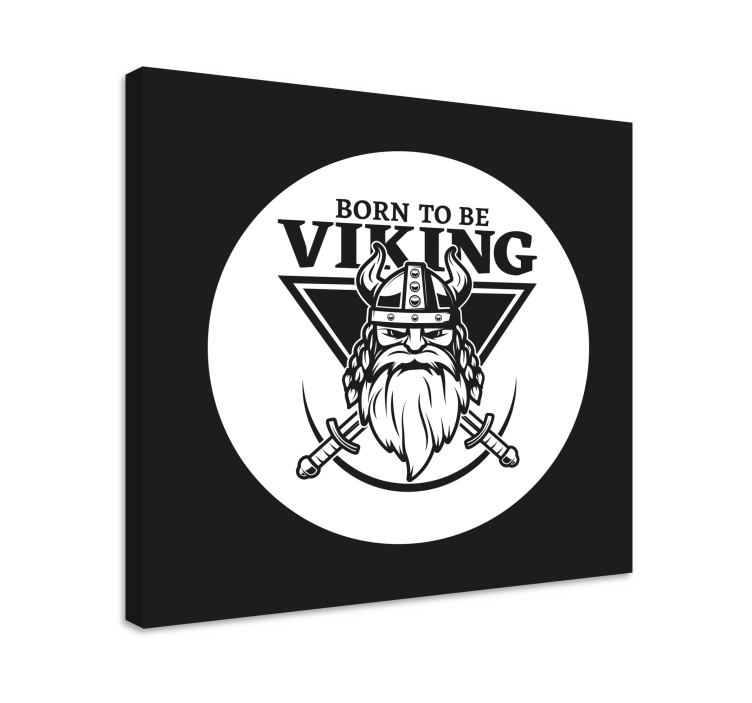Tableau personnages emblème du guerrier viking - TenStickers