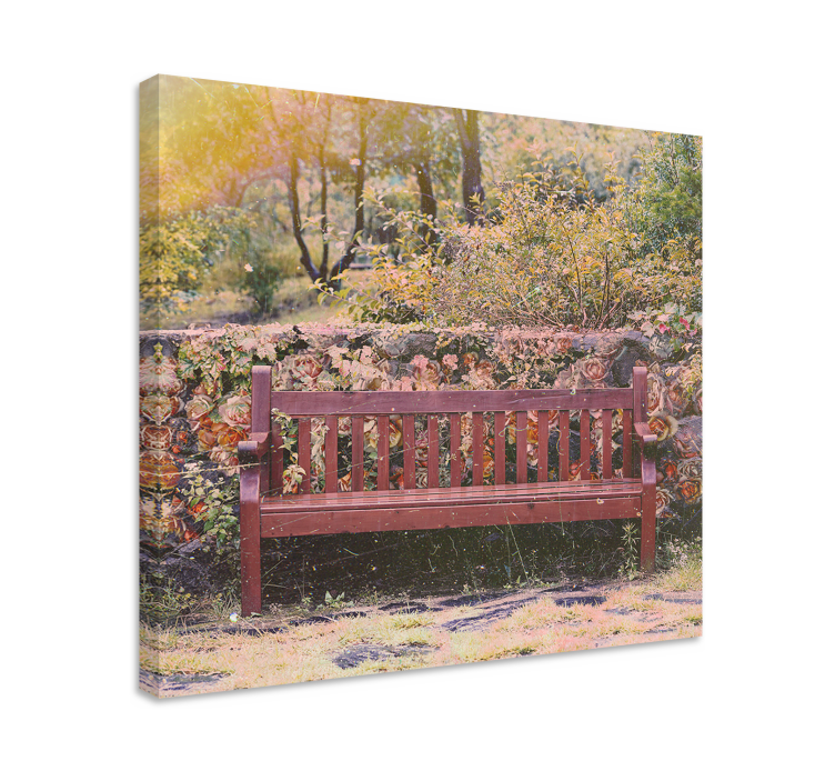 Tableau paysages jardin paisible - TenStickers