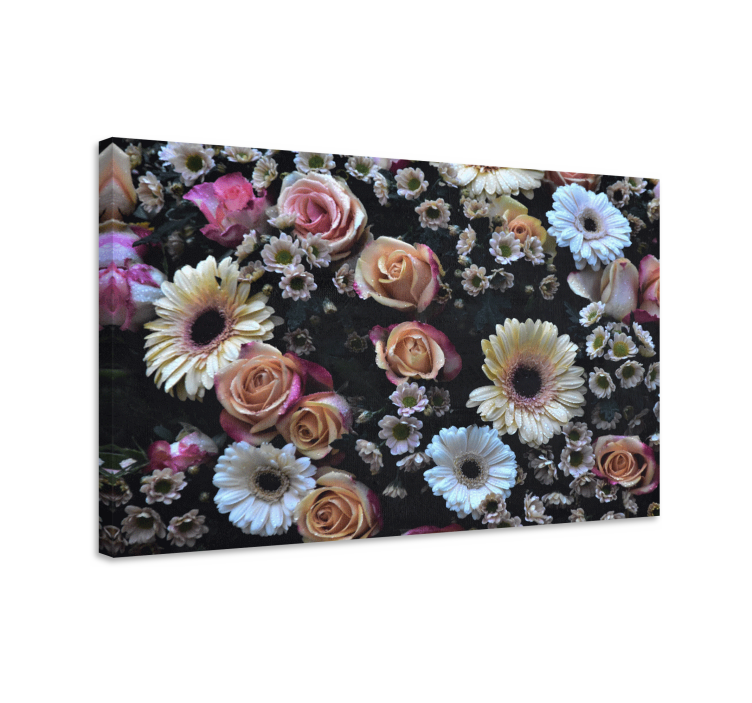 Tableau fleurs Fleurs vintage de style élégant - TenStickers