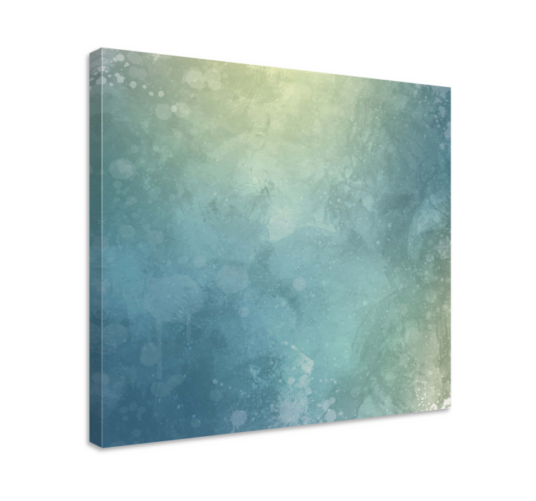 Tableau abstraite Croquis bleu au décor éclectique - TenStickers