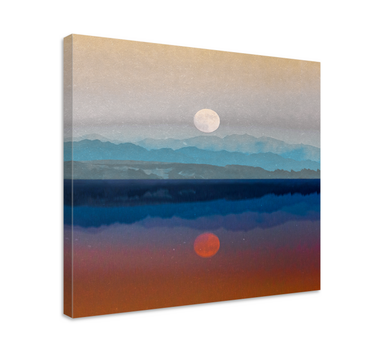 Tableau paysage Espace belle conception de lune - TenStickers