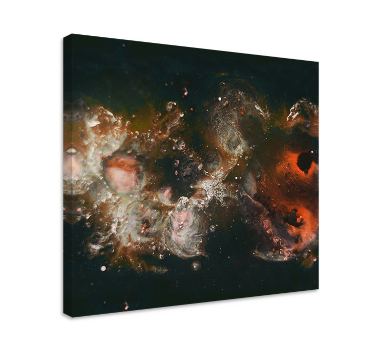 Tableau abstrait mouvement cosmique - TenStickers