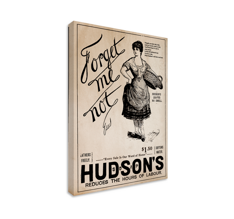 Tableau vintage Affiche publicitaire ancienne - TenStickers