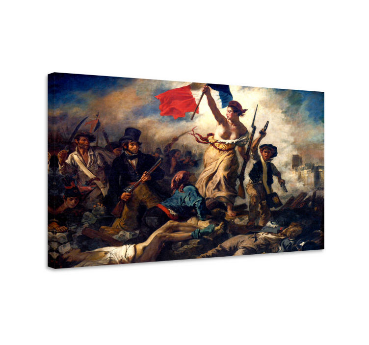 Tableau art La Liberté guidant le peuple  - TenStickers