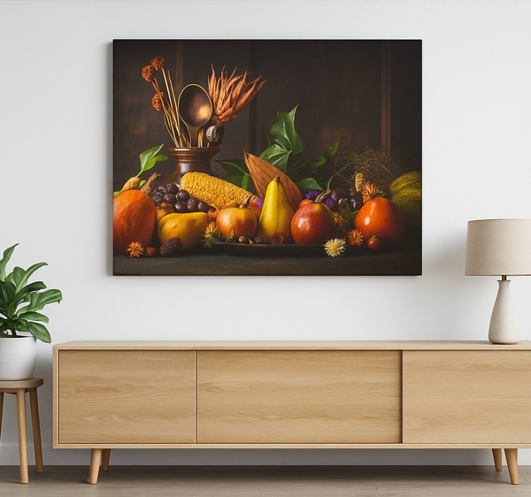 Tableau cuisine conception de fruits rustiques - TenStickers