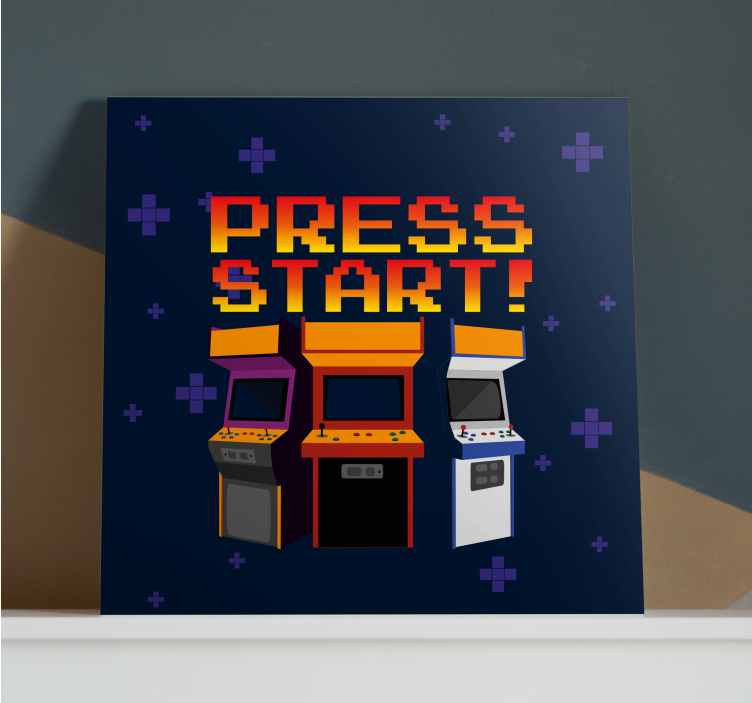 Cadre jeux vidéo machines d'arcade rétro - TenStickers