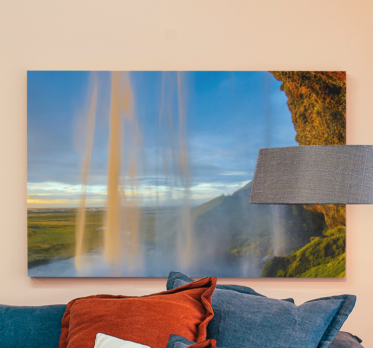 Tableau paysages cascade de seljalandsfoss - TenStickers