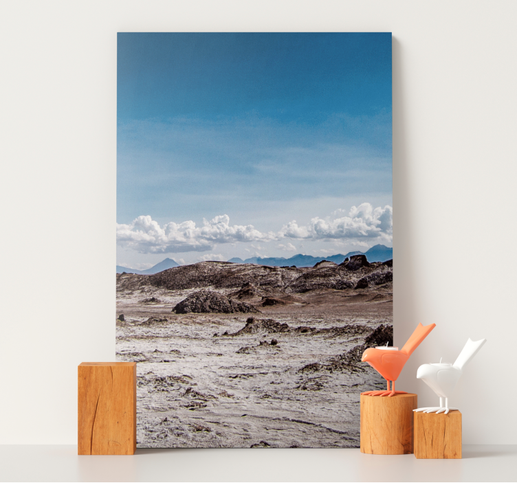 Tableau paysages vaste terrain rocheux - TenStickers