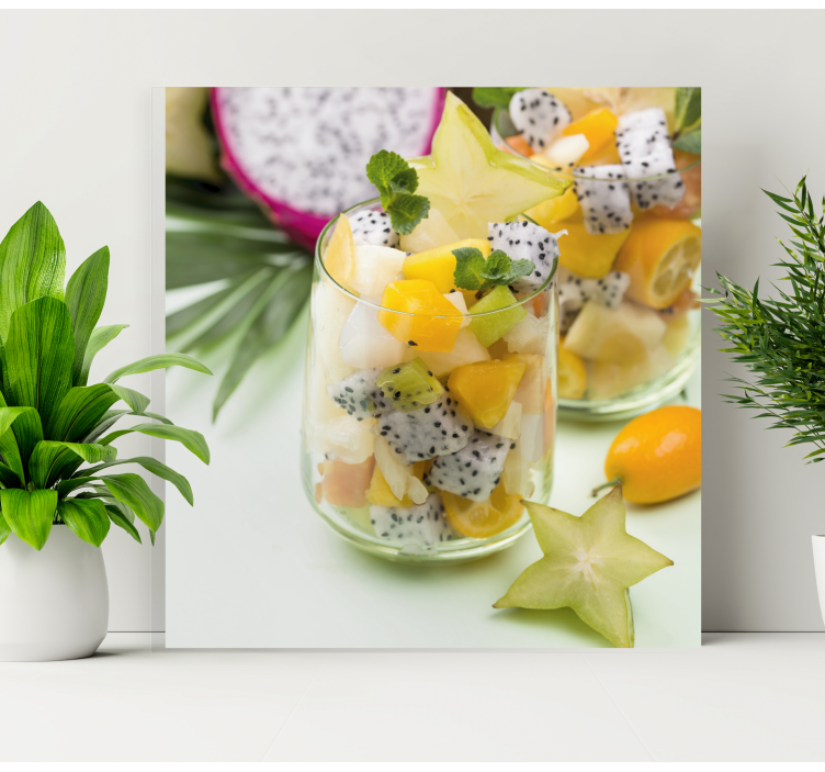 Tableau Mangue et verres verts - TenStickers