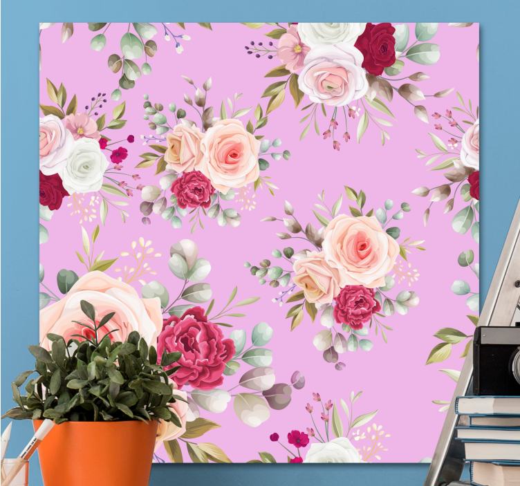 Tableau fleurs et plantes arrangement floral - TenStickers