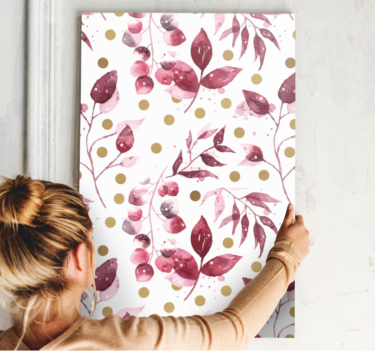 Tableau fleurs et plantes motif botanique subtil - TenStickers